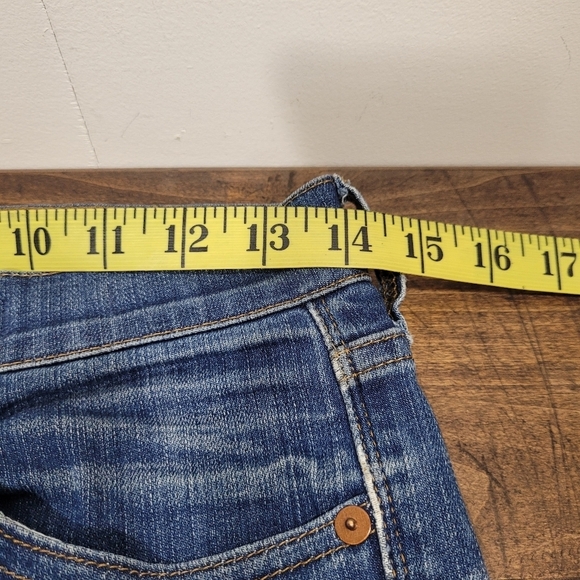 EUC Madewell Jeans Women's sz 27 9" High Riser Skinny Skinny Raw Hem Ankle Jean - Picture 9 of 11